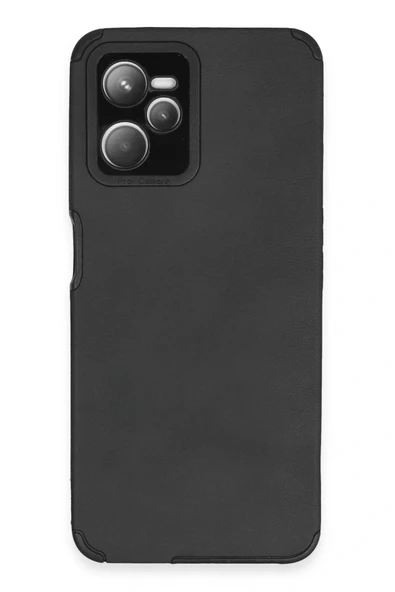 LitaeTrend Realme C35 Kılıf Loop Deri Silikon - Siyah ürün görseli 1