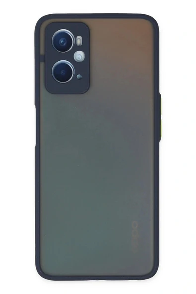 LitaeTrend Oppo A96 Kılıf Montreal Silikon Kapak - Lacivert ürün görseli 1