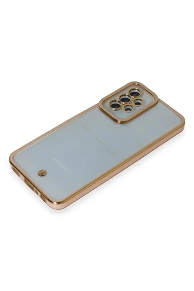 LitaeTrend Samsung Galaxy A23 4G Kılıf Liva Lens Silikon - Pudra - Resim 4