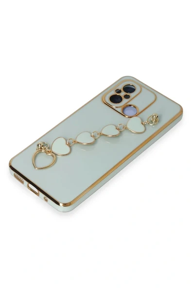 LitaeTrend Xiaomi Redmi 12C Kılıf Esila Silikon - Su Yeşili - Resim 4