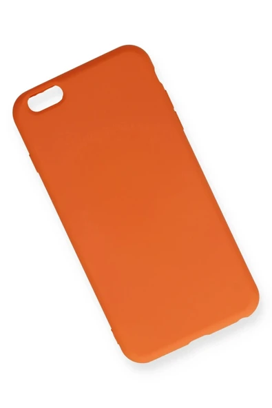 LitaeTrend iPhone 6 Plus Kılıf Nano içi Kadife Silikon - Turuncu - Resim 3