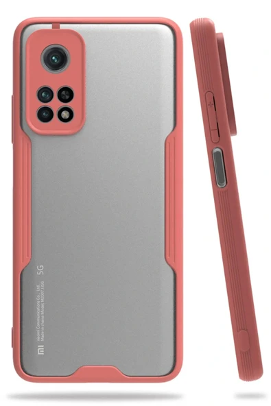 LitaeTrend Xiaomi Mi 10T Pro Kılıf Platin Silikon - Pembe ürün görseli 1