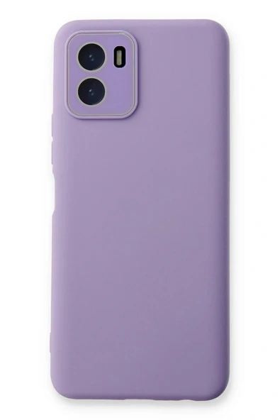 LitaeTrend Vivo Y15S Kılıf Lansman Glass Kapak - Lila ürün görseli 1