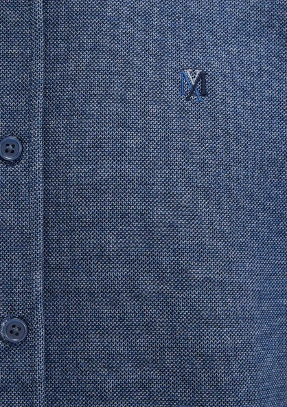 M0211763-70718 MAVİ UZUN KOL GÖMLEK - Resim 5