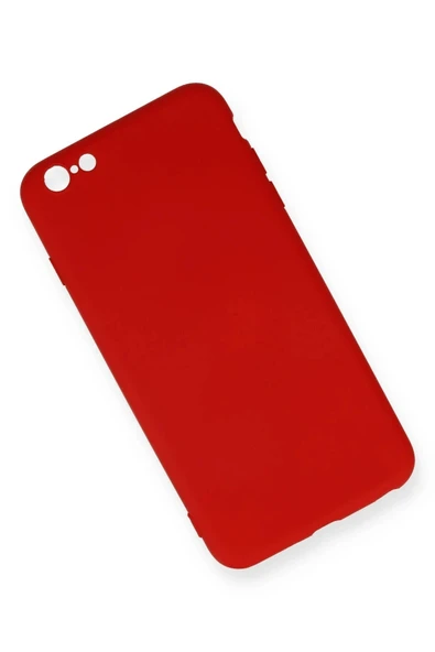 LitaeTrend iPhone 6 Plus Kılıf Nano içi Kadife Silikon - Kırmızı - Resim 2