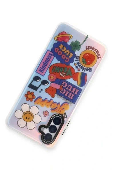 LitaeTrend Samsung Galaxy A04S Kılıf Estoril Desenli Kapak - Estoril - 15 - Resim 3