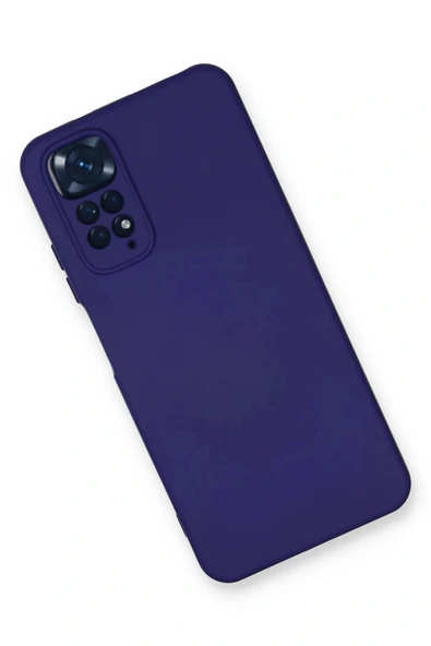 LitaeTrend Xiaomi Redmi Note 11 Kılıf Nano içi Kadife Silikon - Mor - Resim 3