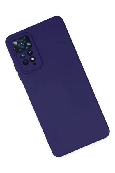 LitaeTrend Xiaomi Redmi Note 11 Pro Kılıf Nano içi Kadife Silikon - Mor - Resim 2