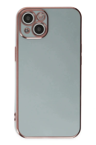 LitaeTrend iPhone 13 Kılıf Volet Silikon - Açık Yeşil - Resim 3