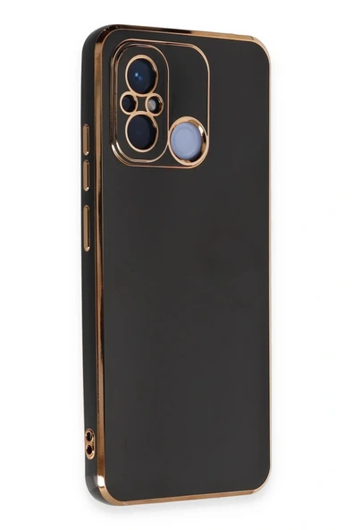 LitaeTrend Xiaomi Redmi 12C Kılıf Volet Silikon - Siyah - Resim 2