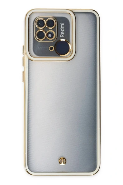 LitaeTrend Xiaomi Redmi 10C Kılıf Liva Lens Silikon - Beyaz - Resim 2