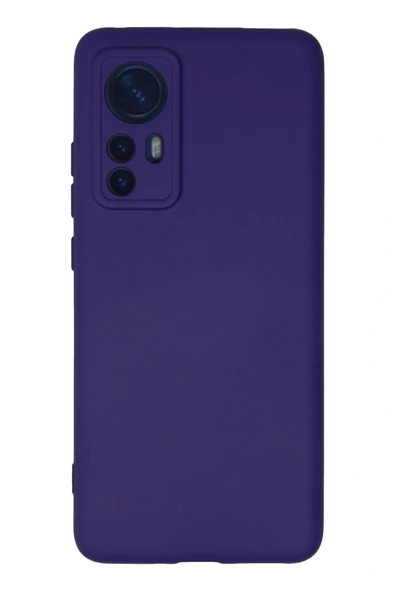 LitaeTrend Xiaomi Mi 12 Kılıf Nano içi Kadife Silikon - Mor ürün görseli 1