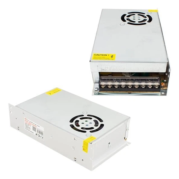 Powermaster PM-14070 12 Volt - 30 Amper - 360 Watt Fanlı Metal Kasa Adaptör - Resim 2