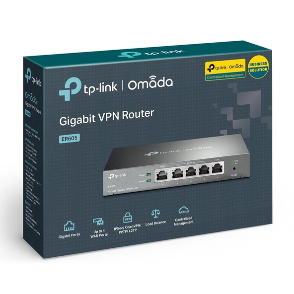 TP-LINK OMADA TL-ER605 GIGABIT MULTI-WAN VPN ROUTER ürün görseli