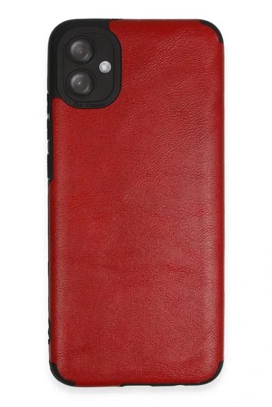 LitaeTrend Samsung Galaxy A04E Kılıf Loop Deri Silikon - Kırmızı ürün görseli 1