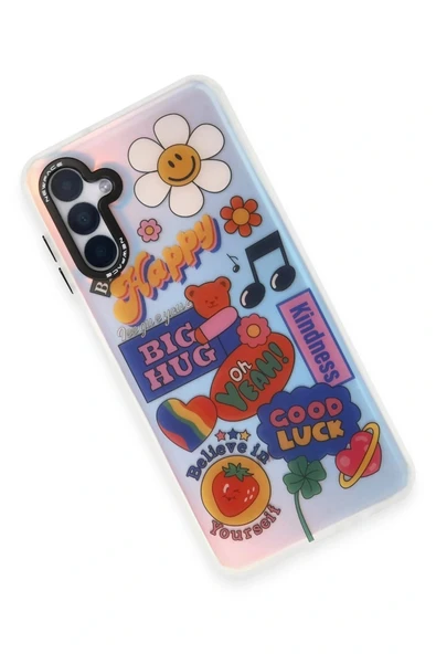 LitaeTrend Samsung Galaxy A04S Kılıf Estoril Desenli Kapak - Estoril - 15 - Resim 2