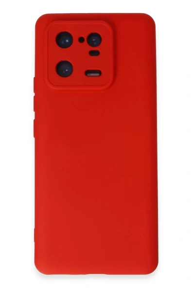 LitaeTrend Xiaomi Mi 13 Pro Kılıf Nano içi Kadife Silikon - Kırmızı ürün görseli 1