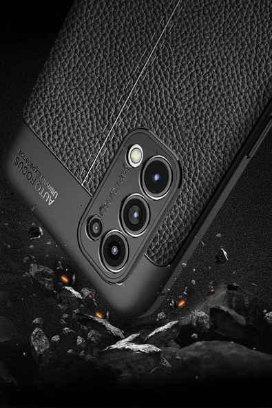 LitaeTrend Oppo Reno 5 Pro Kılıf Auto Focus Kapak - Siyah - Resim 3