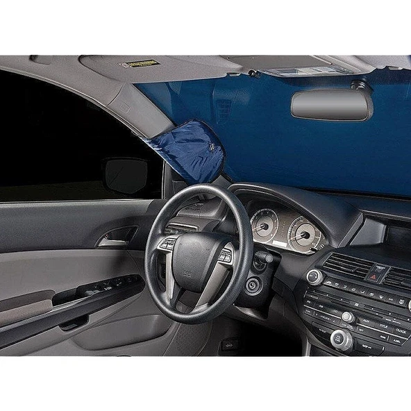 Araç Kar Buz Önleyici Büyük Boy Araç Ön Cam Brandası (150 cm x 70 cm) - Resim 2