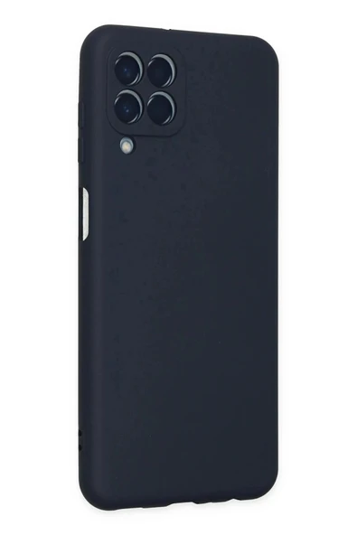 LitaeTrend Samsung Galaxy M33 Kılıf Nano içi Kadife Silikon - Lacivert - Resim 3