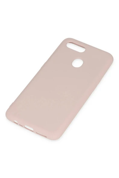 LitaeTrend Oppo A12 Kılıf Nano içi Kadife Silikon - Pudra - Resim 2