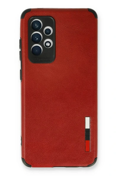 LitaeTrend Samsung Galaxy A73 5G Kılıf Loop Deri Silikon - Kırmızı ürün görseli 1
