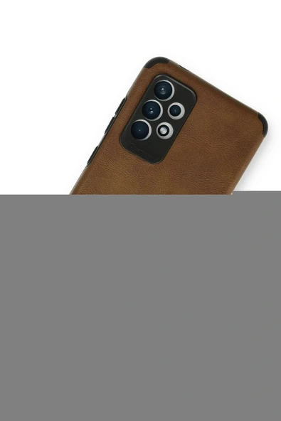 LitaeTrend Samsung Galaxy A73 5G Kılıf Loop Deri Silikon - Kahverengi - Resim 2