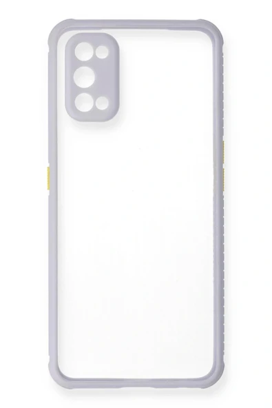 LitaeTrend Realme 7 Pro Kılıf Miami Şeffaf Silikon - Lila - Resim 2