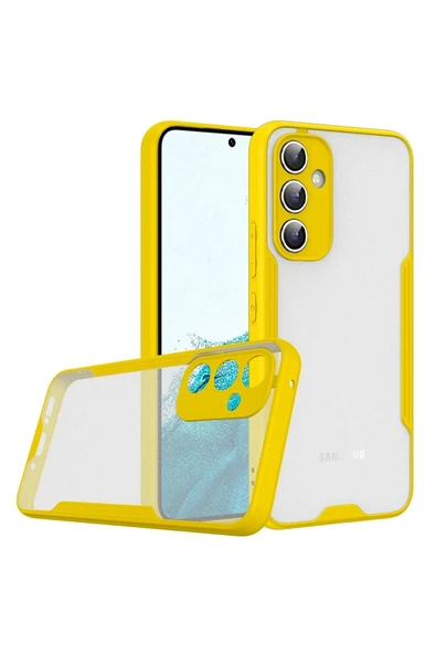 LitaeTrend Samsung Galaxy A24 4G Kılıf Platin Silikon - Sarı ürün görseli 1
