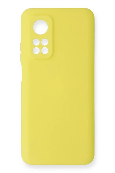 LitaeTrend Xiaomi Mi 10T Kılıf Nano içi Kadife Silikon - Sarı ürün görseli 1