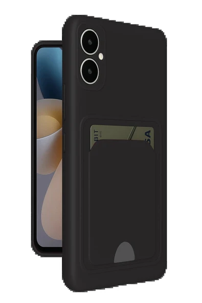 LitaeTrend Samsung Galaxy A05 Kelvin Kartvizitli Silikon - Siyah ürün görseli 1