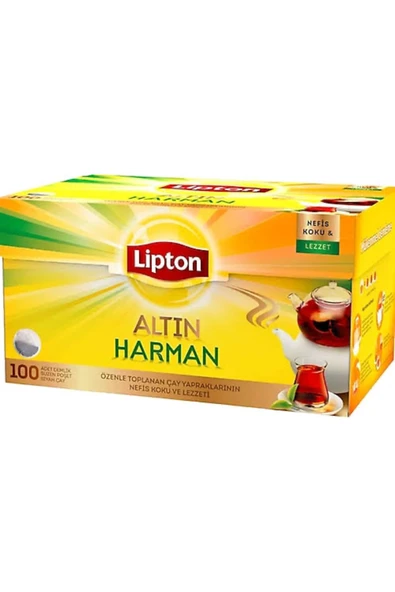 Lipton Altın Harman Demlik Poşet Çay 100 Lü ürün görseli 1