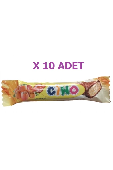 Cino Çikolata Kaplı Kayısılı Bar 10 ADET 20 Gr X 10 ürün görseli 1