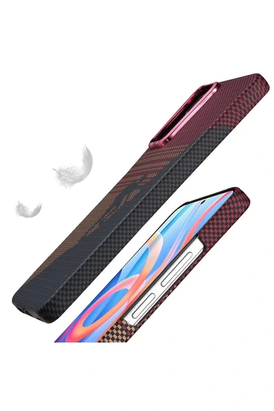 LitaeTrend Xiaomi Redmi Note 12 Pro 4G Vega Magsafe Kapak - Çöl Titanyum - Resim 2