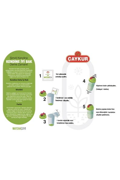 Çaykur Matcha Çayı Detox 60 Gr. - Resim 5