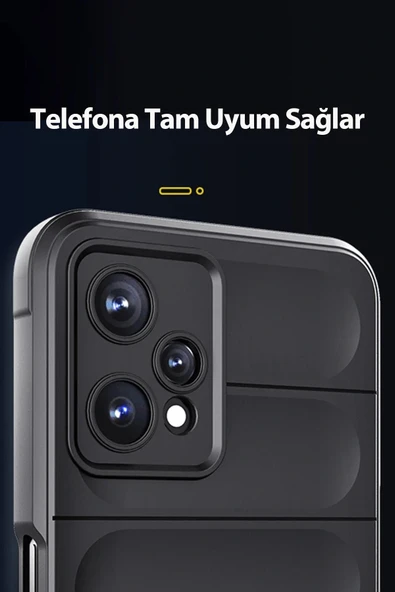 LitaeTrend Realme 9 Pro 5G Kılıf Optimum Silikon - Kırmızı - Resim 5