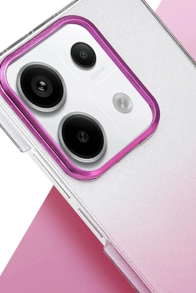 LitaeTrend Xiaomi Redmi Note 13 Pro 4G Glossy Kapak - Çöl Titanyum - Resim 2