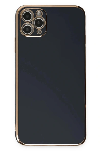 LitaeTrend iPhone 11 Pro Max Kılıf Volet Silikon - Siyah - Resim 3