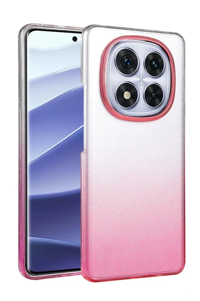 LitaeTrend Xiaomi Redmi Note 14 Pro Plus Glossy Kapak - Pembe - Resim 3