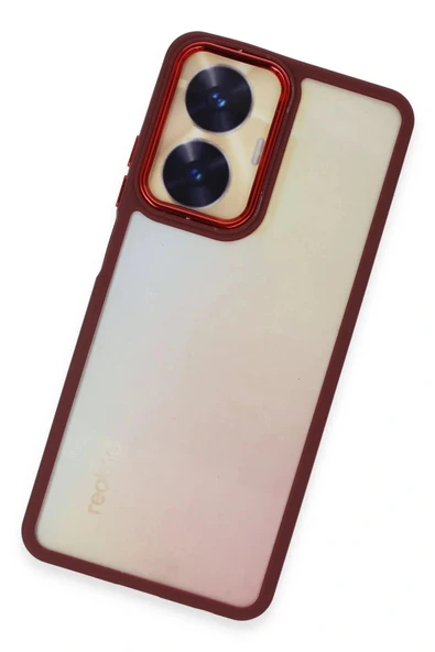 LitaeTrend Realme C55 Kılıf Dora Kapak - Kırmızı - Resim 3
