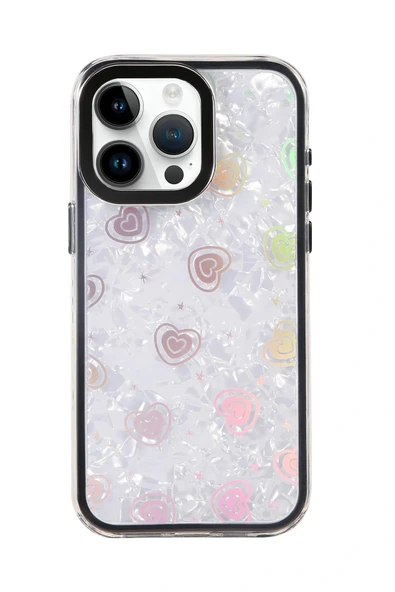 LitaeTrend Apple iPhone 14 Pro Max Lumi Desenli Kapak - Siyah - Resim 3