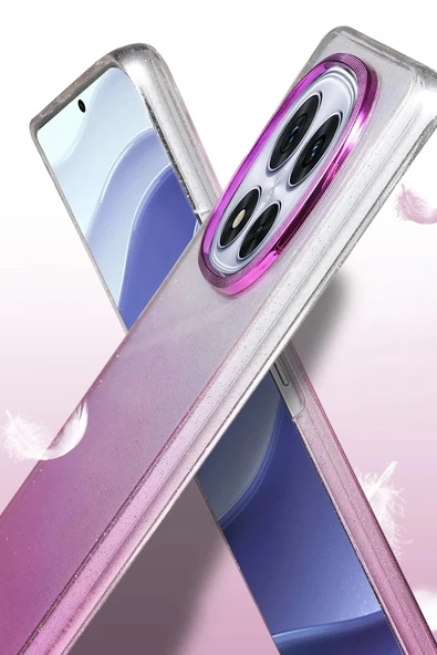 LitaeTrend Xiaomi Redmi Note 14 Pro Plus Glossy Kapak - Pembe - Resim 2