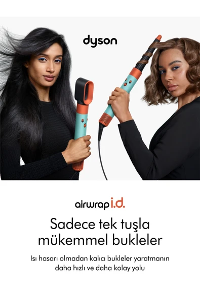 DYSON Airwrap I.d.™ Saç Şekillendirme Ve Kurutma Seti Kıvırcık Bukleli (CERAMİC PATİNA VE TOPAZ) - Resim 2