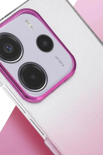 LitaeTrend Xiaomi Redmi Note 14 4G Glossy Kapak - Pembe - Resim 2