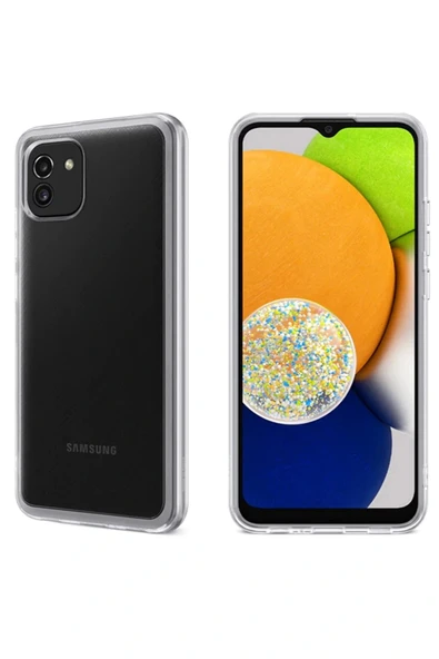 LitaeTrend Samsung Galaxy A03 Kılıf Lüx Şeffaf Silikon ürün görseli 1
