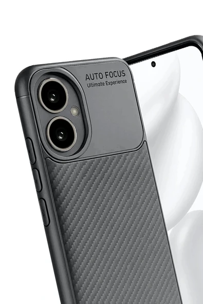 LitaeTrend Honor 400 Kılıf Auto Focus Karbon Kapak - Gri - Resim 3