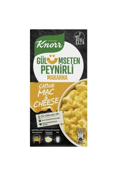 Knorr Çabuk Mac And Cheese Peynirli Makarna 212 gr - Resim 2
