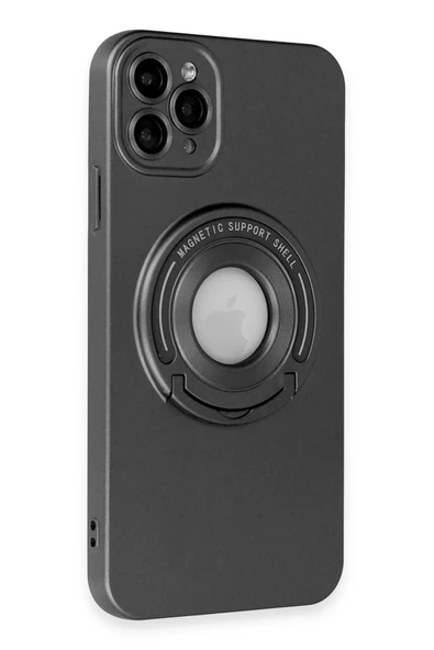 LitaeTrend iPhone 12 Pro Max Kılıf Lukka Magneticsafe Kapak - Siyah - Resim 2