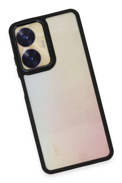 LitaeTrend Realme C55 Kılıf Dora Kapak - Siyah - Resim 4