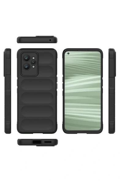 LitaeTrend Realme GT2 Pro 5G Kılıf Optimum Silikon - Bordo - Resim 3